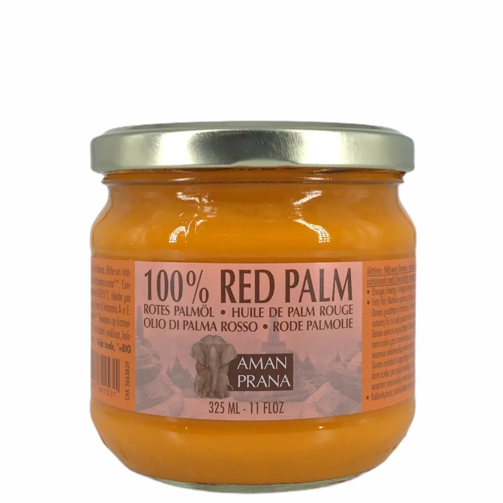 Amanprana Paleo Aip|Overige Oliën>100% Rode Palmolie - 325ml - BIO