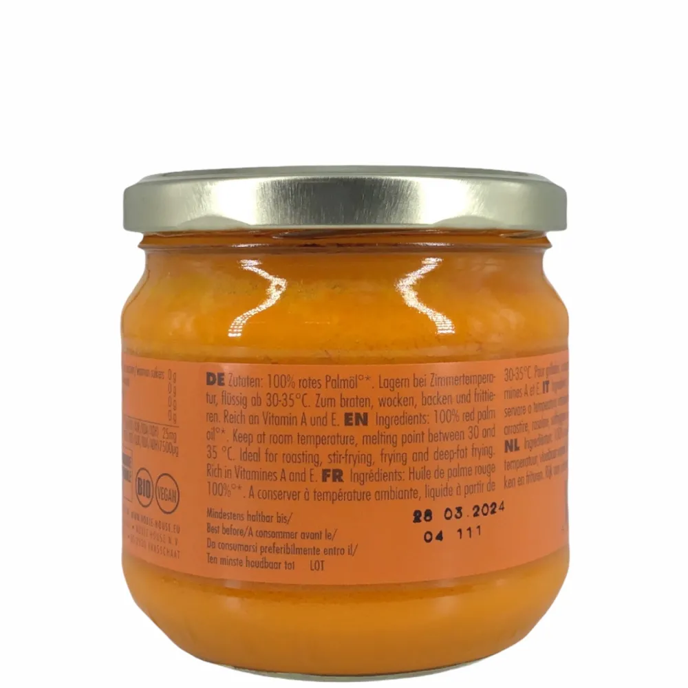 Amanprana Paleo Aip|Overige Oliën>100% Rode Palmolie - 325ml - BIO