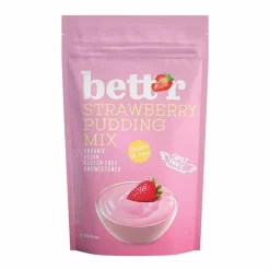 Bett'r Pudding En Pannenkoek>Aardbeien Pudding Mix - 150g - BIO