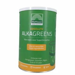 Mattisson Stress|Spijsvertering>Absolute AlkaGreens Supersmoothie Poeder - 300g