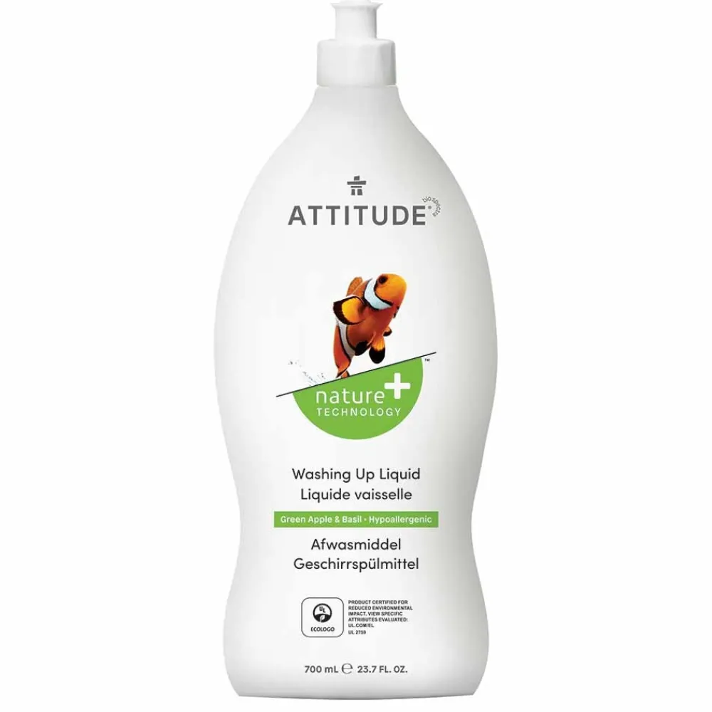 ATTITUDE Afwasmiddel>Afwasmiddel - Groene Appel-Basilicum - 700ml