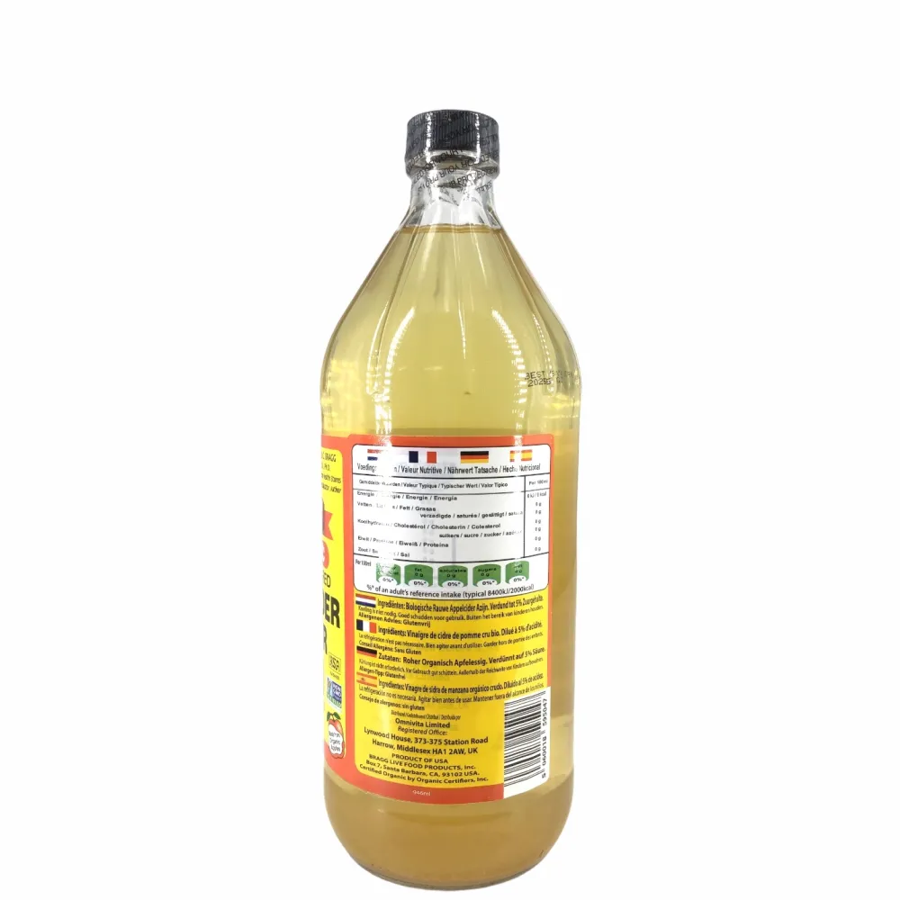Bragg Appelazijn|Paleo Aip>Appelazijn, Appelciderazijn - 946ml - BIO