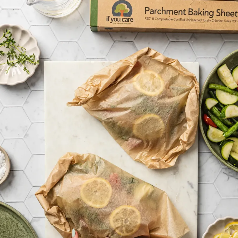 If You Care Keukenhulpjes|Bakproducten>Bakpapier vellen - Ongebleekt - 24 st
