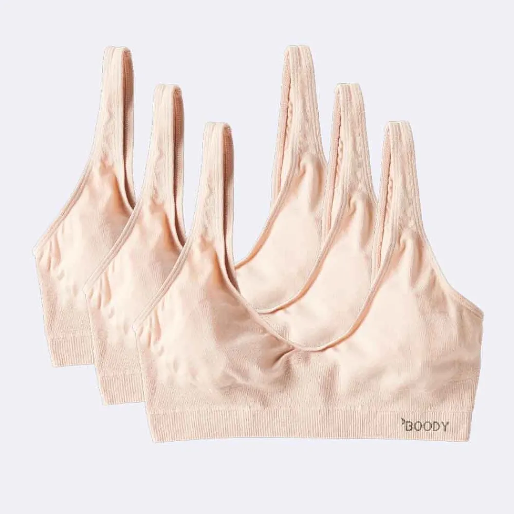 Boody Bh's>Bamboe BH Top - Nude