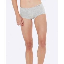 DAMES Boody Dames Slips>Bamboe Boxershort Dames - Lichtgrijs