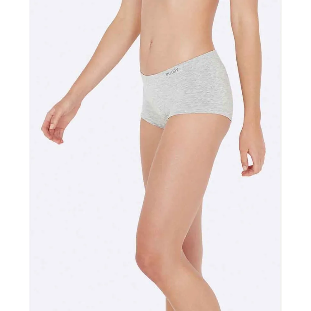 DAMES Boody Dames Slips>Bamboe Boxershort Dames - Lichtgrijs