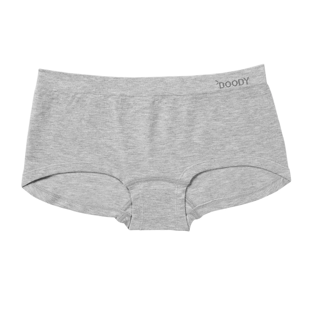 DAMES Boody Dames Slips>Bamboe Boxershort Dames - Lichtgrijs