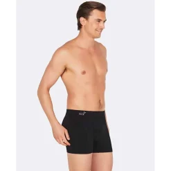 Heren Boody Heren Ondergoed>Bamboe Boxershort Heren - Zwart - Naadloos