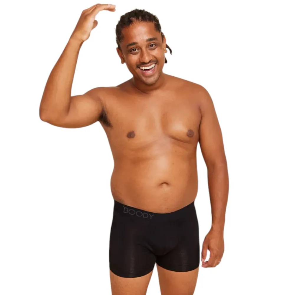 Heren Boody Heren Ondergoed>Bamboe Boxershort Heren Everyday - Zwart