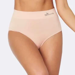 DAMES Boody Dames Slips>Bamboe Slip - Hoge Taille - Nude