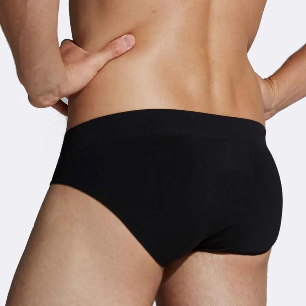 Heren Boody Heren Ondergoed>Bamboe Slip Heren - Zwart