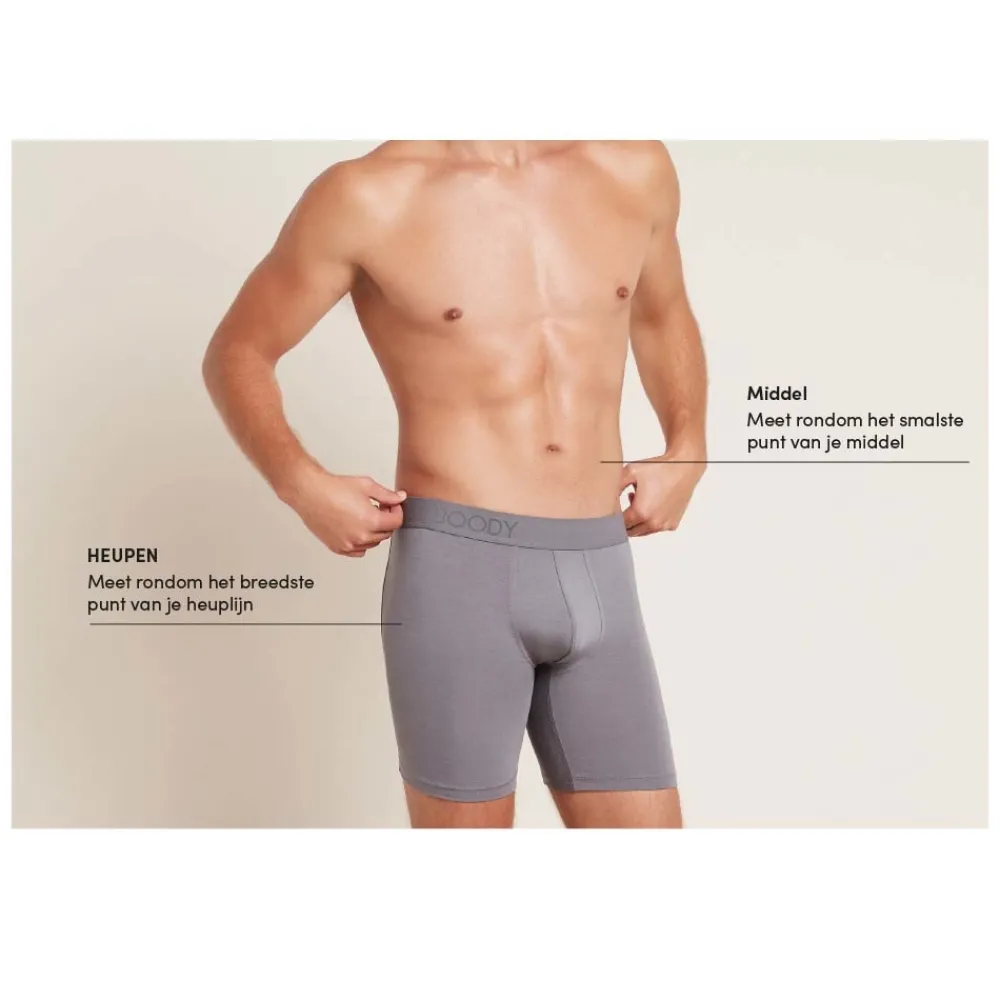 Heren Boody Heren Ondergoed>Bamboe Slip Heren - Zwart