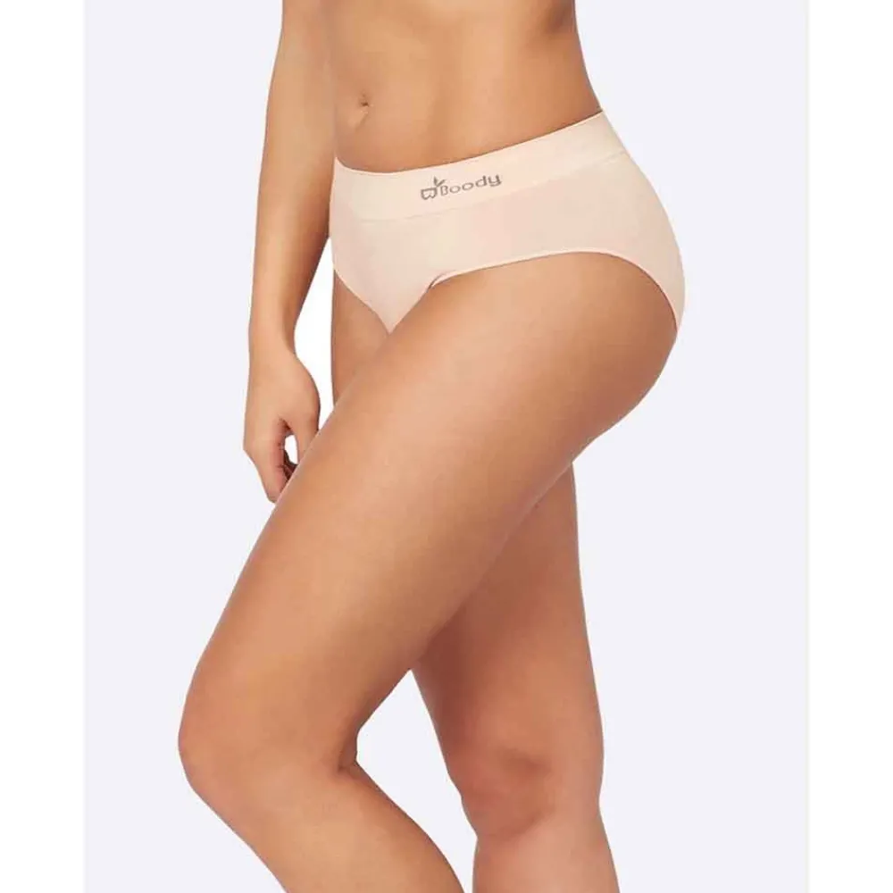 DAMES Boody Dames Slips>Bamboe Slip Midi - Nude