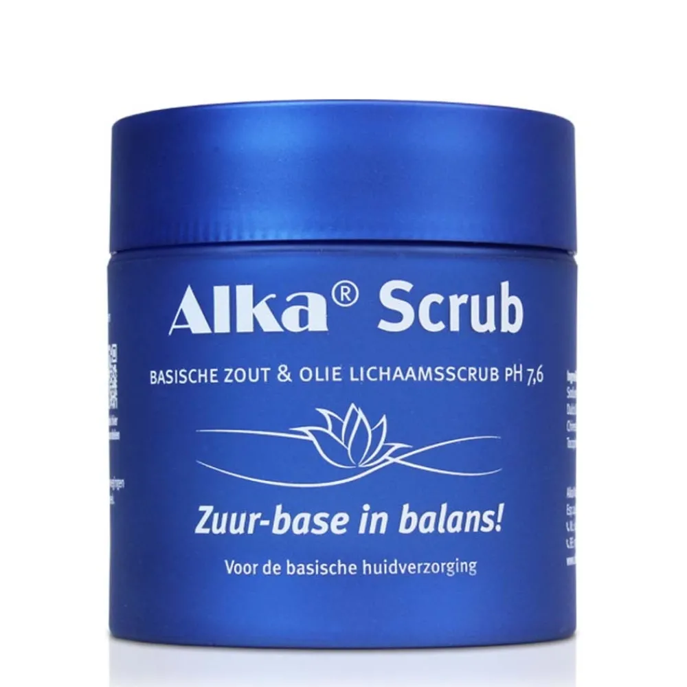 Alka Ontzuren|Lichaamsverzorging>Basische Olie-Zout Scrub - 250g