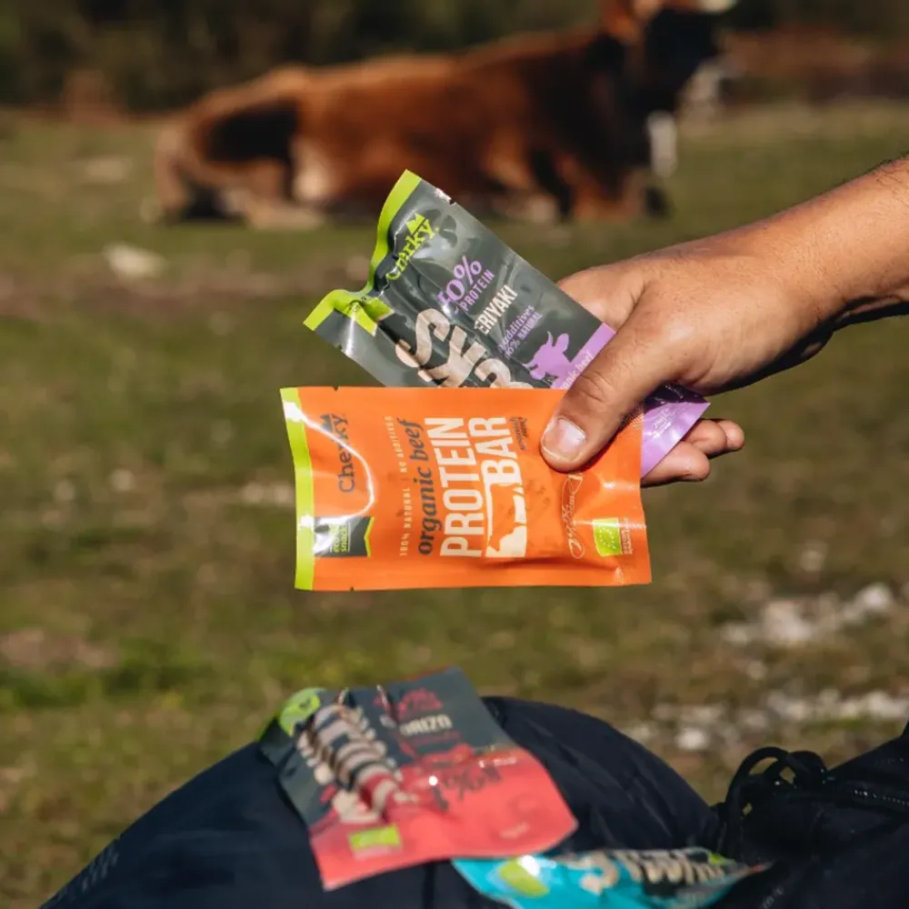 Cherky Repen|Biltong & Beef Jerky>Beef Protein Bar - Spanish BBQ - 35g - BIO