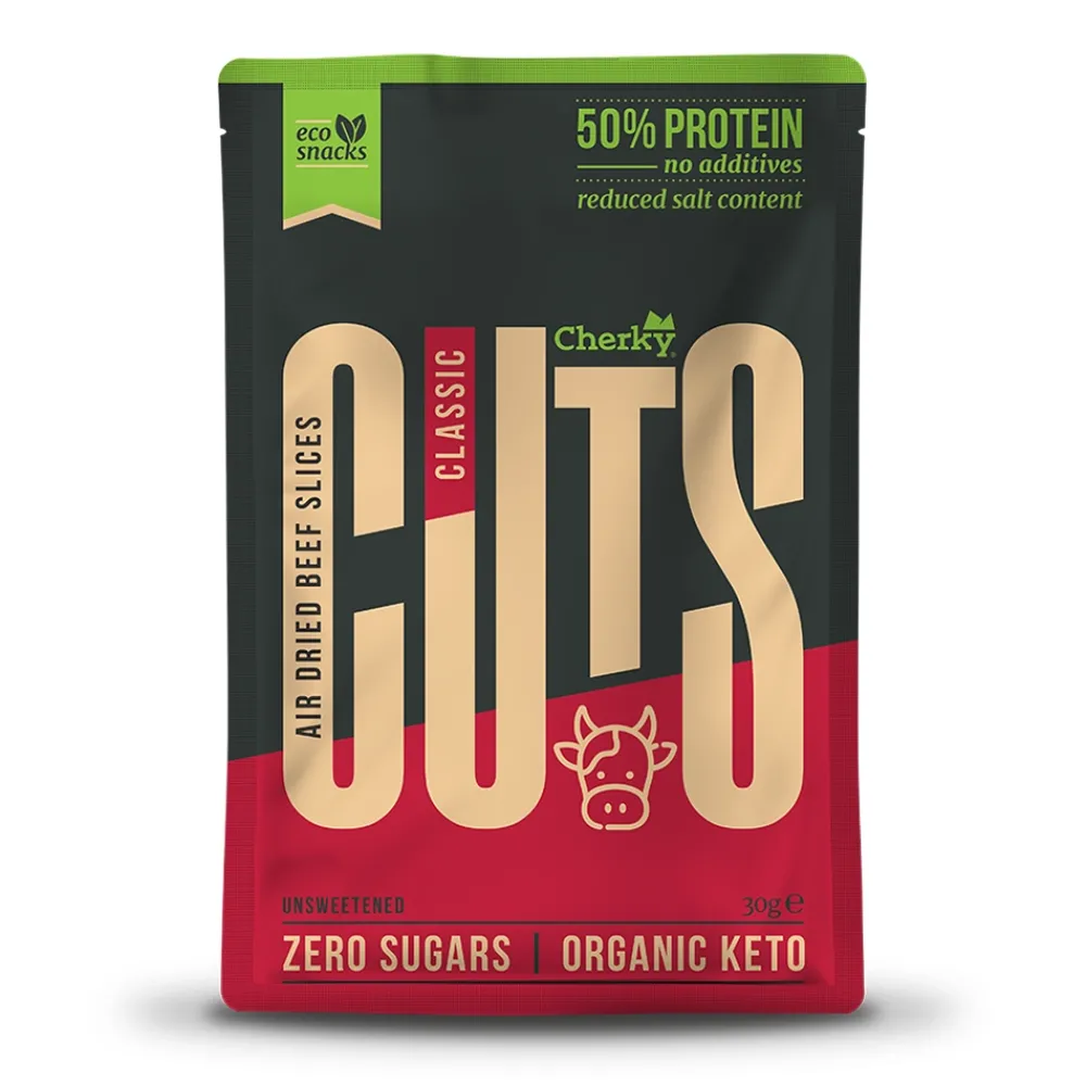 Cherky Biltong & Beef Jerky>Biltong Cuts - Classic - 30g - BIO