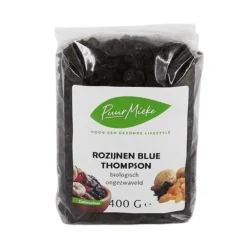 Puur Mieke Fruit & Noten|Bessen En Zuidvruchten>Blue Thompson Rozijnen - 400g - BIO