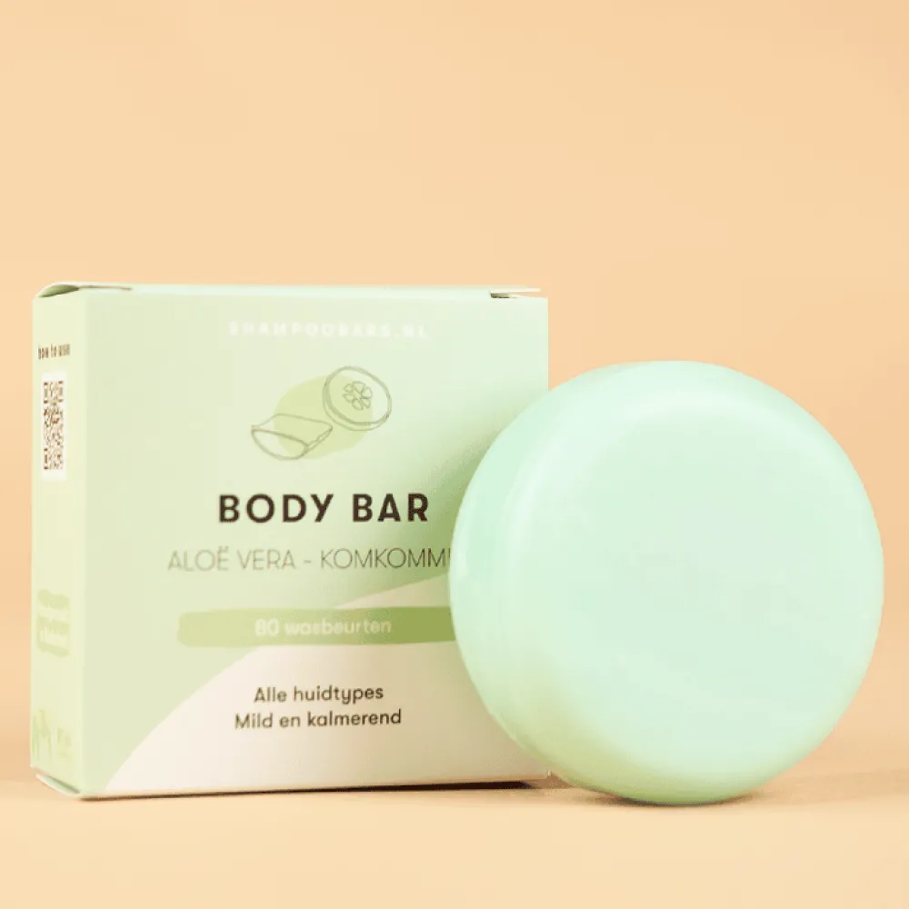 Shampoo Bars Lichaamsverzorging/Douche En Bad|Bad En Douche>Body Bar Aloë Vera en Komkommer - fris en zoet - 60g