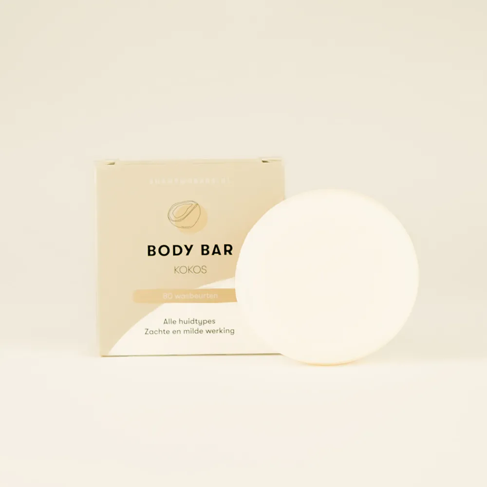Shampoo Bars Hand- / Lichaamszeep|Bad En Douche>Body Bar Kokos - Zacht en mild - 60g