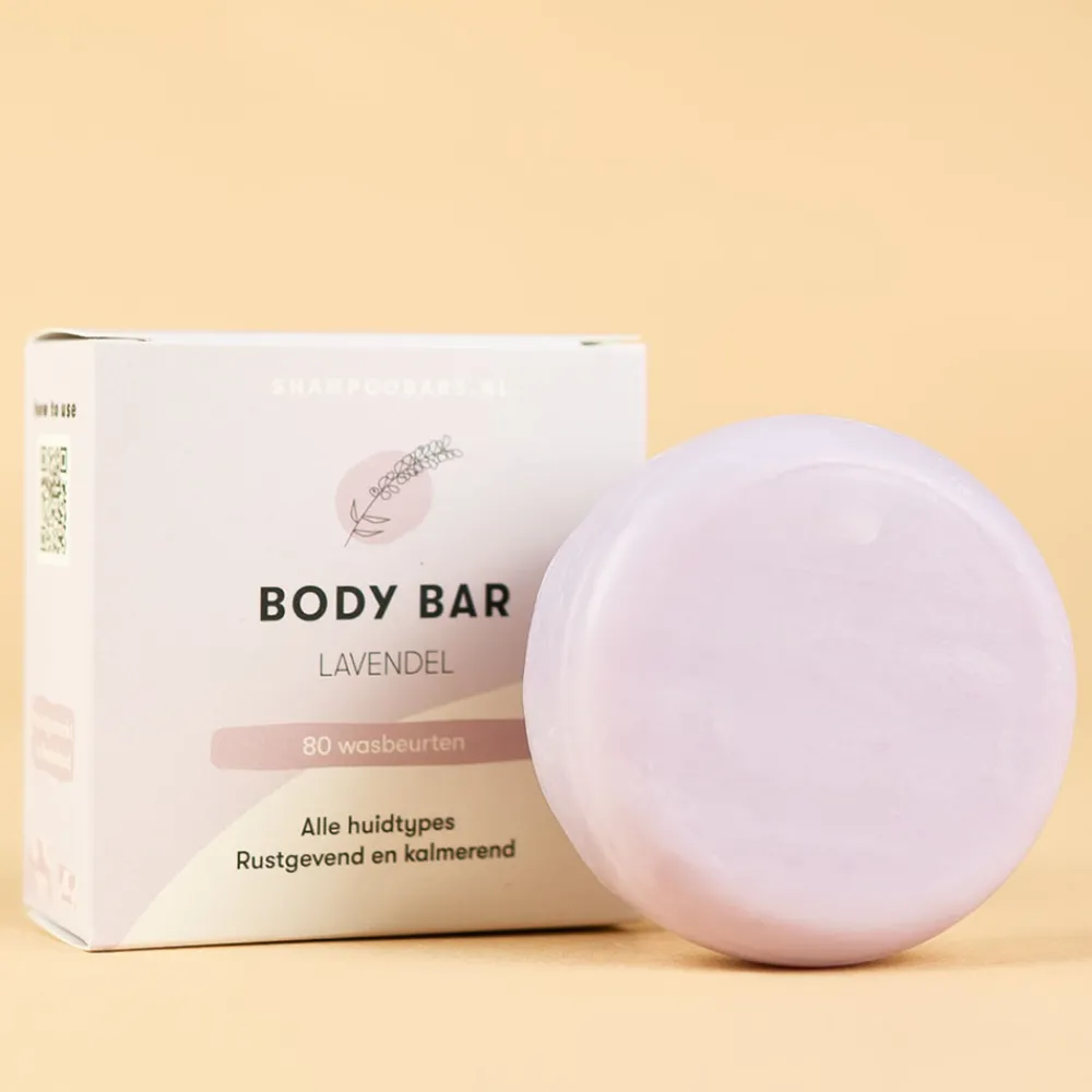 Shampoo Bars Hand- / Lichaamszeep|Mannenverzorging>Body Bar Lavendel - Rustgevend en verzorgend - 60g
