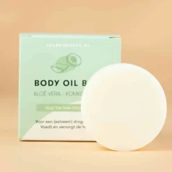 Shampoo Bars Lichaamsverzorging|Handcrème>Body Oil Bar - Aloë Vera & Komkommer - 45g