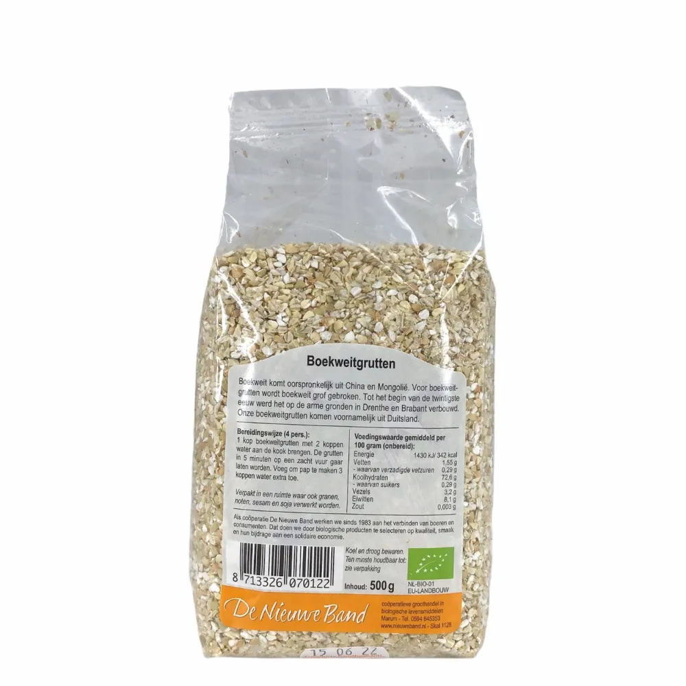 Glutenvrij Meel>Boekweitgrutten - 500g - BIO