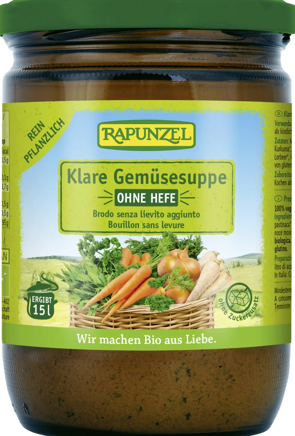 Rapunzel Soepen|Bouillon>Bouillonpoeder zonder Gist - 300g - BIO