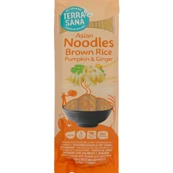 Terrasana Pasta, Pizza En Noodles>Bruine Rijst Noodles met Pompoen en Gember - 250g - BIO