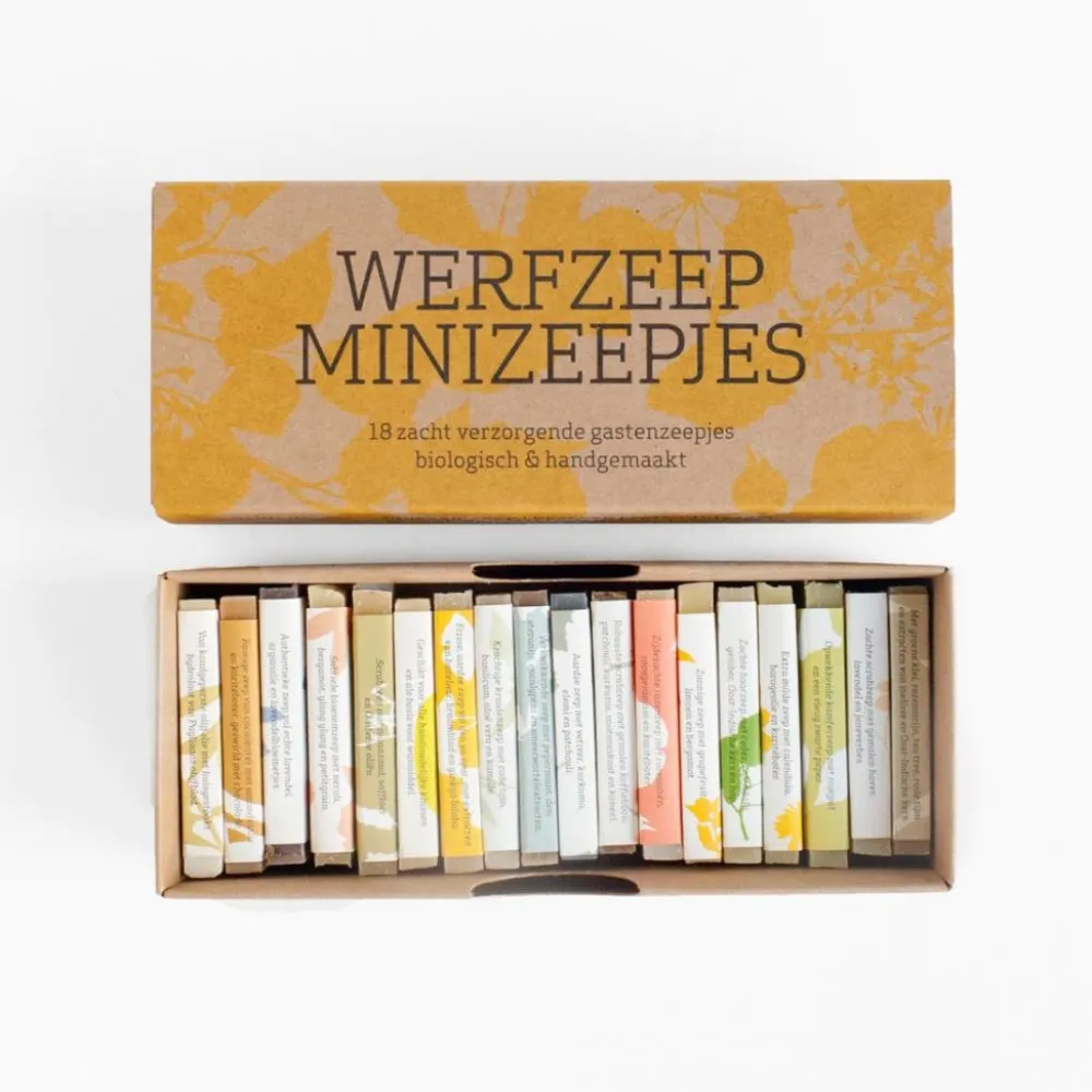 Werfzeep Reiniging|Lichaamsverzorging/Douche En Bad>Cadeauset - 18 mini zeepjes
