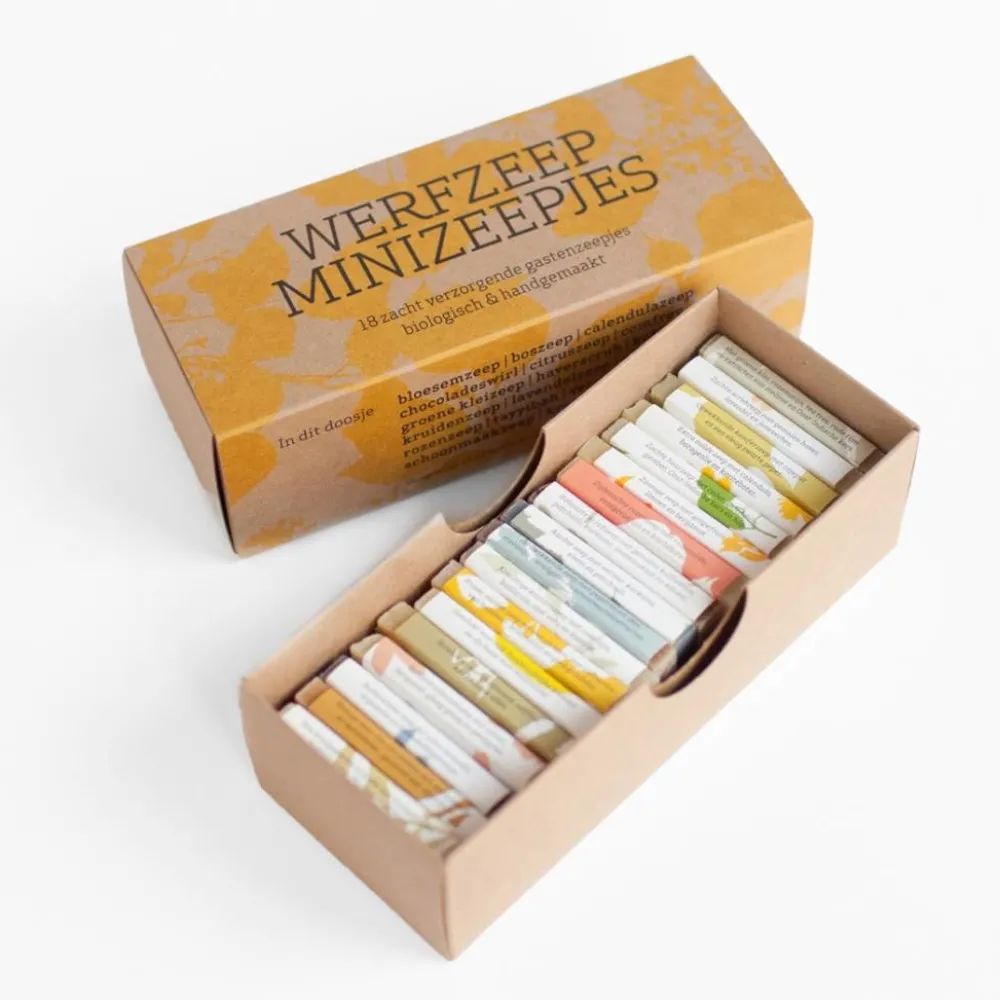Werfzeep Reiniging|Lichaamsverzorging/Douche En Bad>Cadeauset - 18 mini zeepjes