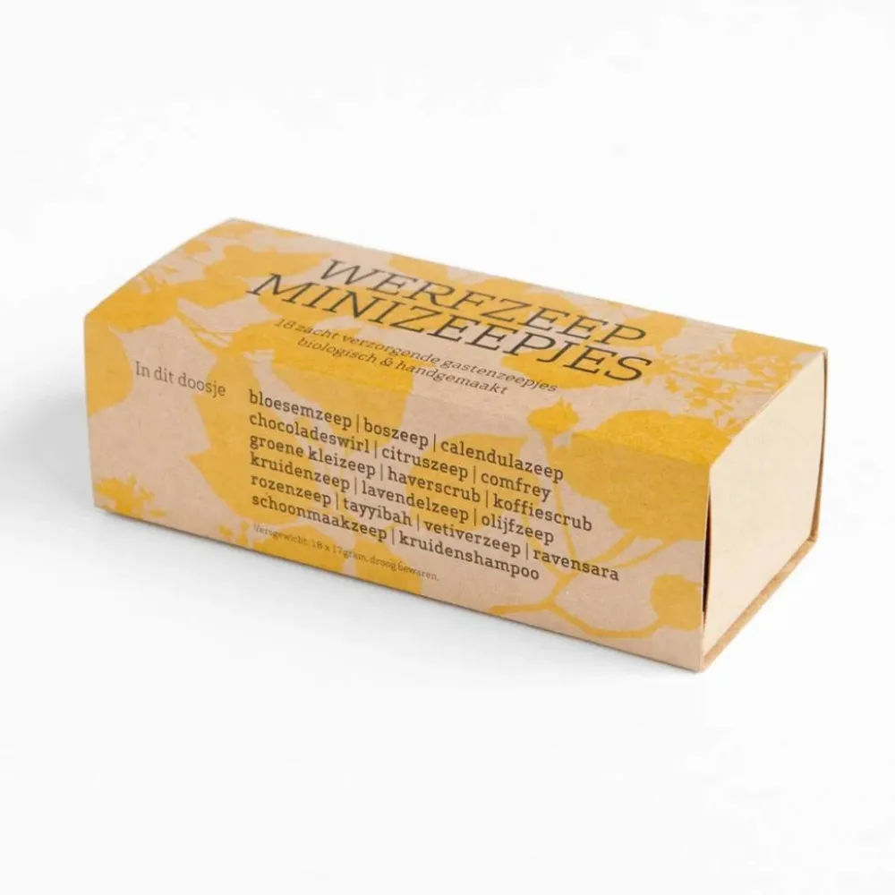 Werfzeep Reiniging|Lichaamsverzorging/Douche En Bad>Cadeauset - 18 mini zeepjes
