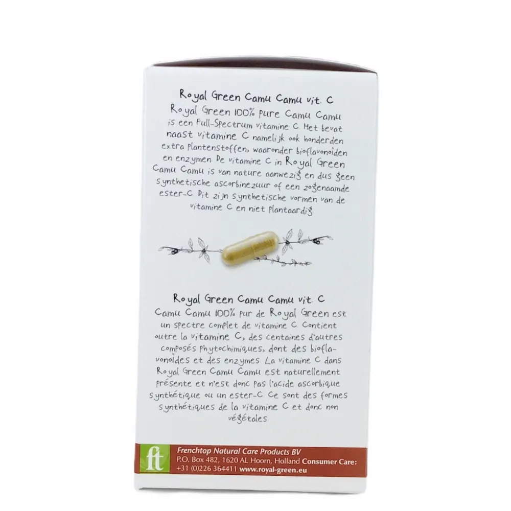 Royal Green Weerstand|Vitamine C>Camu Camu - Vitamine C - 60 vegicaps