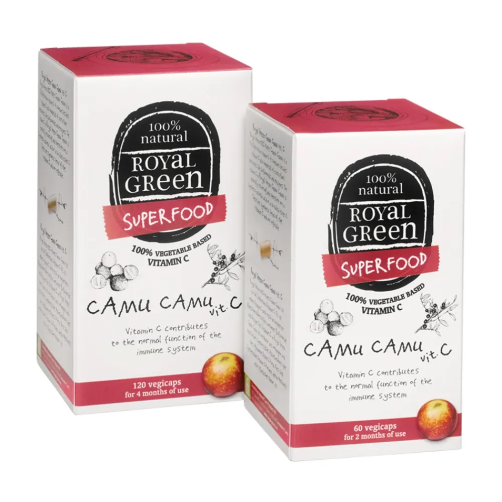 Royal Green Weerstand|Vitamine C>Camu Camu - Vitamine C - 120 vegicaps