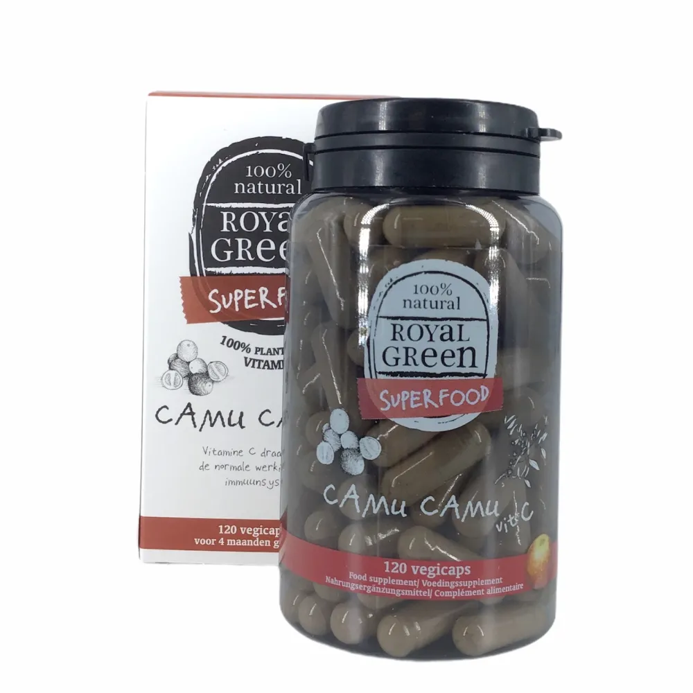 Royal Green Weerstand|Vitamine C>Camu Camu - Vitamine C - 120 vegicaps