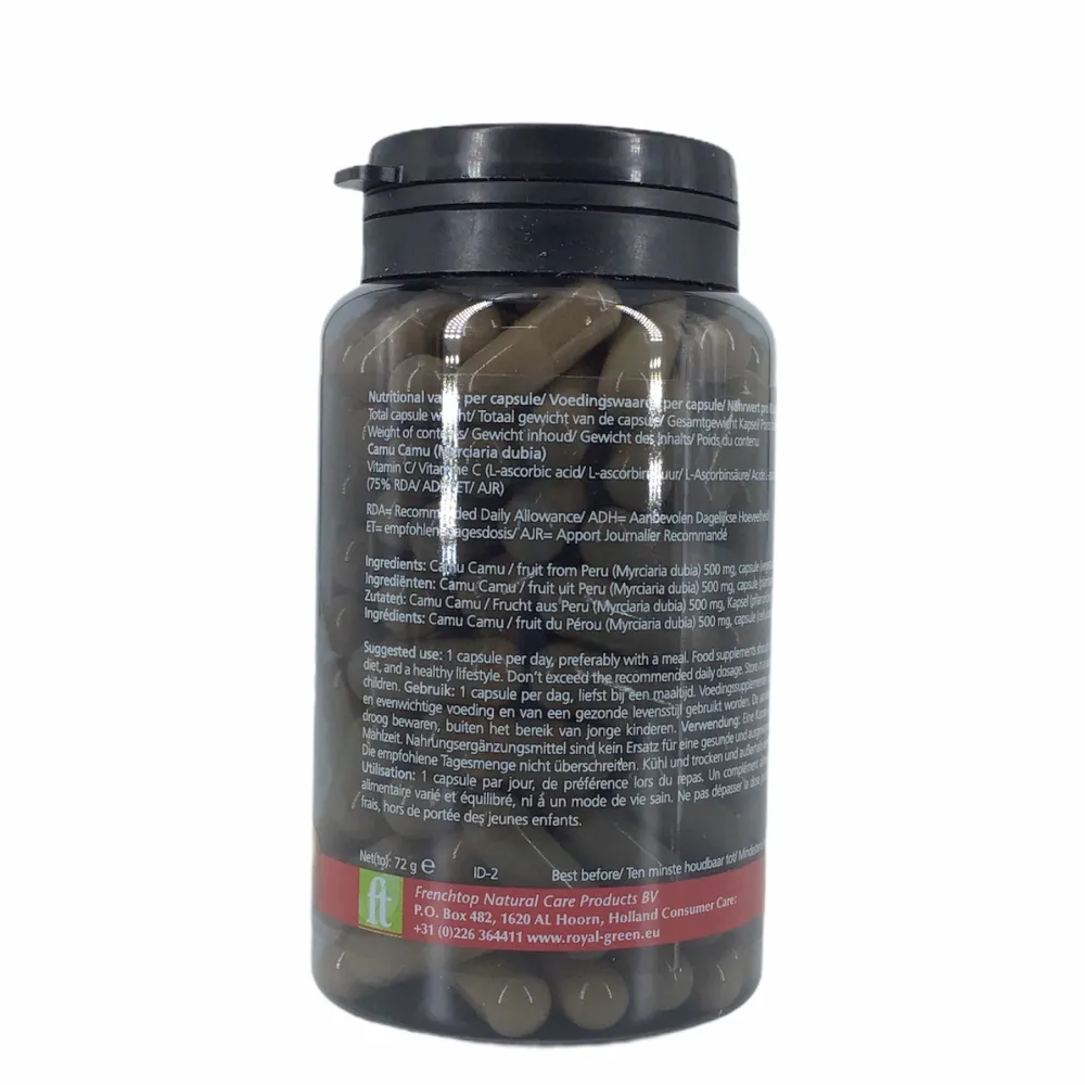 Royal Green Weerstand|Vitamine C>Camu Camu - Vitamine C - 120 vegicaps
