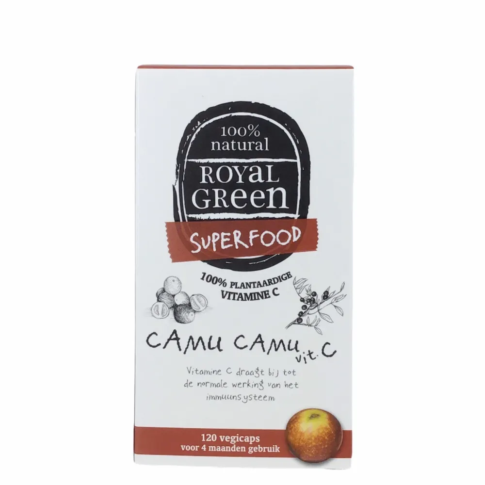 Royal Green Weerstand|Vitamine C>Camu Camu - Vitamine C - 120 vegicaps