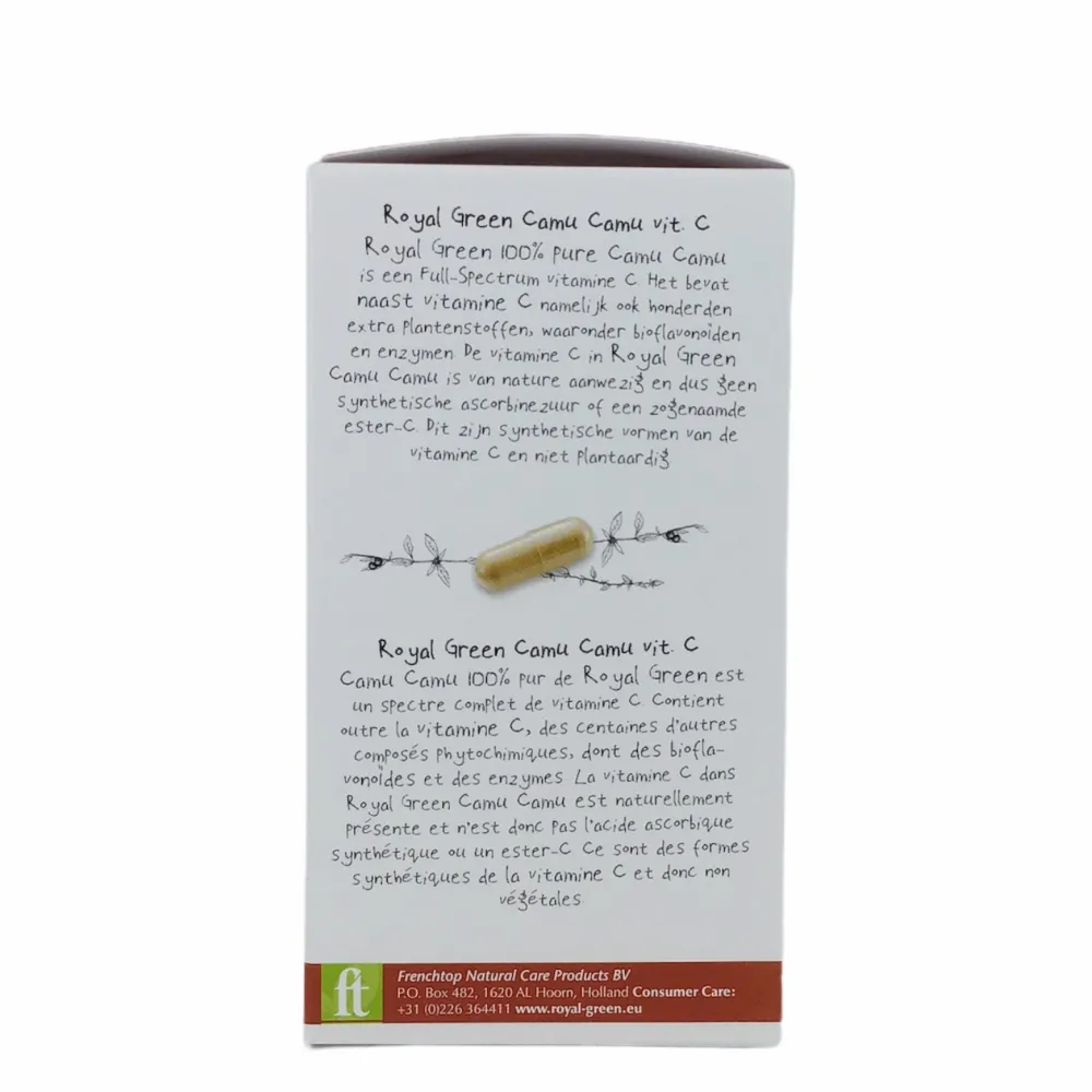 Royal Green Weerstand|Vitamine C>Camu Camu - Vitamine C - 120 vegicaps
