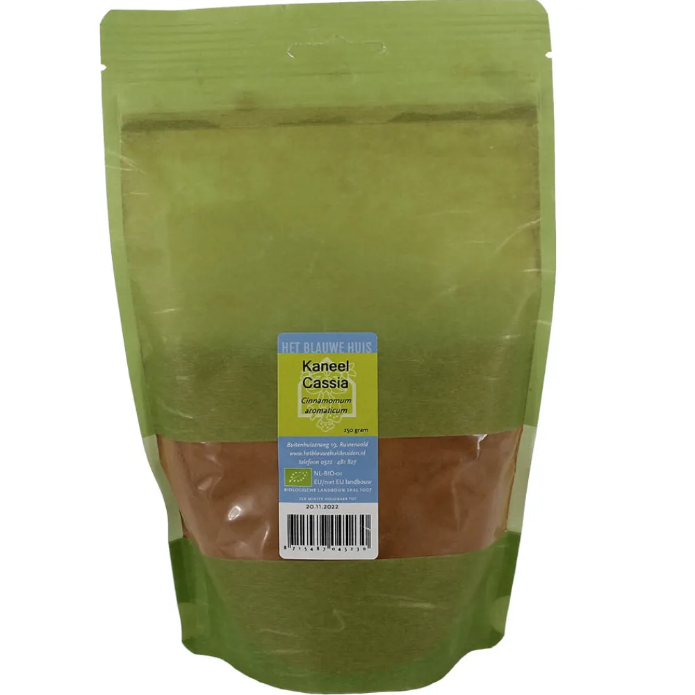 Het Blauwe Huis Kruiden & Specerijen|Paleo Aip>Cassia Kaneel - Stazak - 250g - BIO