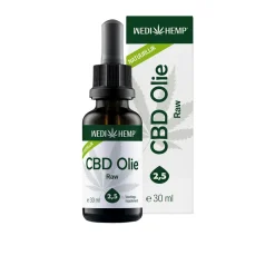 Wedihemp Stress|Weerstand>CBD Olie Raw 2,5% - 30ml - Full Spectrum
