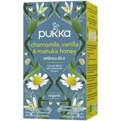 Pukka Thee>Chamomile, Vanilla & Manuka Honey - Kruidenthee - BIO