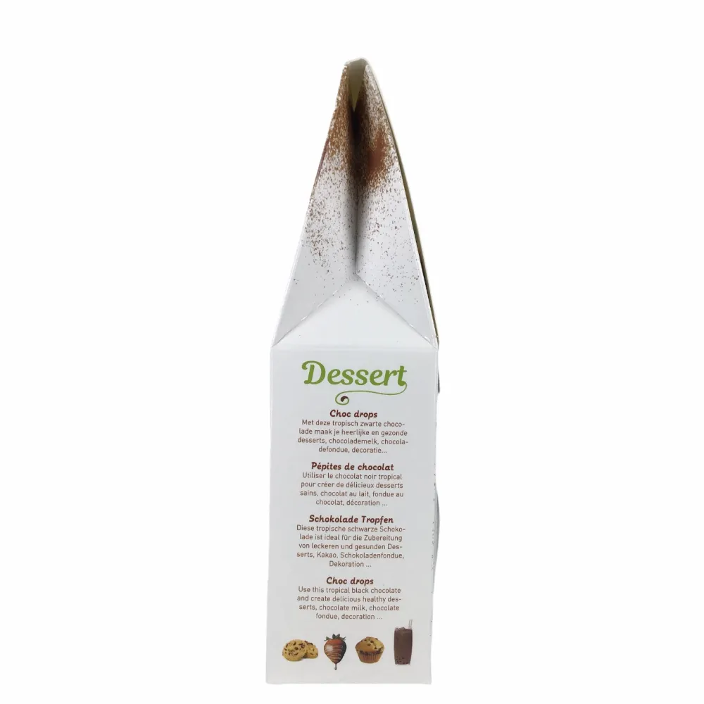 Wiloco Chocolade|Chocolade Druppels>Chocolade Druppels "Melk" Lactosevrij - 300g - BIO
