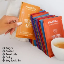 Funky Fat Choc Chocolade>Chocolade met MCT Mix - 10x50g - BIO