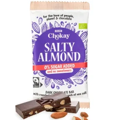 Chokay Chocolade>Chocoladereep - Amandel & Zeezout - 70g - BIO