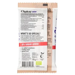 Chokay Chocolade>Chocoladereep - Amandel & Zeezout - 70g - BIO