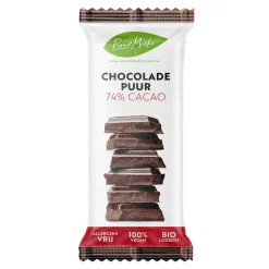 Puur Mieke Chocolade>Chocoladereep Puur - 74% Cacao - BIO