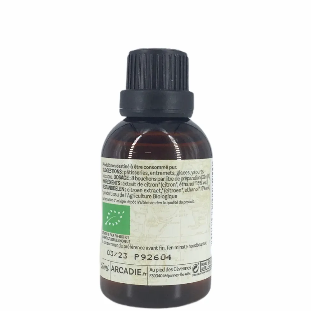 Cook Kruiden / Extracten>Citroen Extract - 50ml - BIO