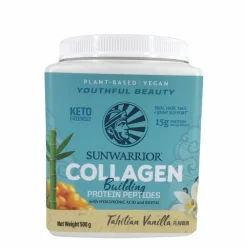 Sunwarrior Eiwit Collageen|Vegan Collageen>Collageen Building Protein Peptides - Tahitian Vanilla - 500gr - BIO