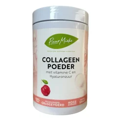 Puur Mieke Rimpels|Puur Mieke Supplementen>Collageen Poeder met Hyaluronzuur & Vitamine C - 300g
