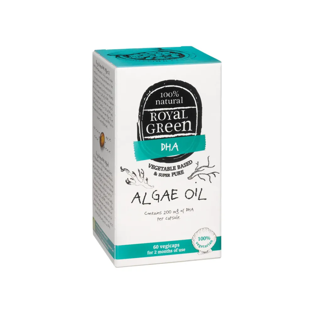 Royal Green Ogen|Hart & Bloedvaten>DHA Algenolie - 60 vegicaps