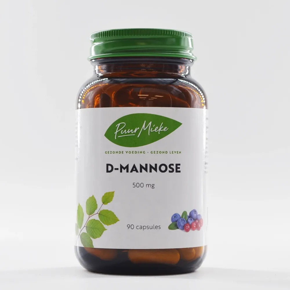 Puur Mieke Specials|Puur Mieke Supplementen>D-Mannose - 500mg - 90 caps